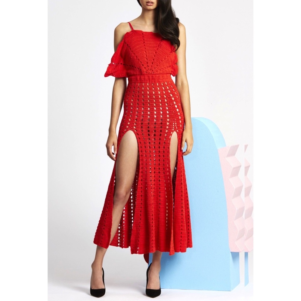 Alice McCall Red Crochet Dress - Picture 9 of 9